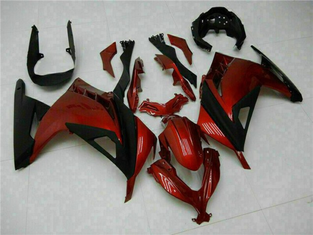 2013-2024 Kawasaki Ninja 300 EX300R Motorcycle Fairings - Red Black Canada Websites