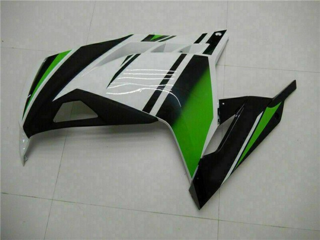2013-2024 Kawasaki Ninja 300 EX300R Motorcycle Fairings - White Green Black Canada Websites