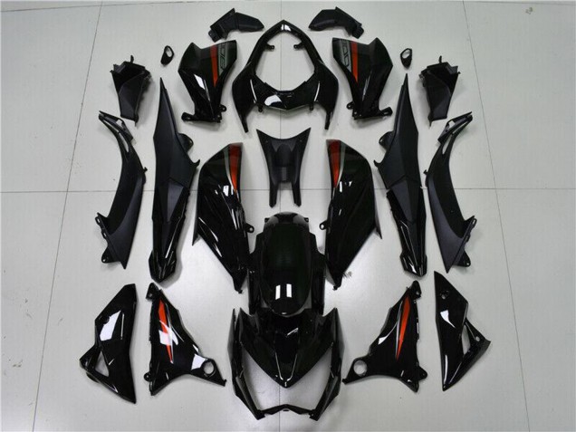 2013-2018 Kawasaki Z800 Motorcycle Fairings - Glossy Black Red Silver Canada Websites