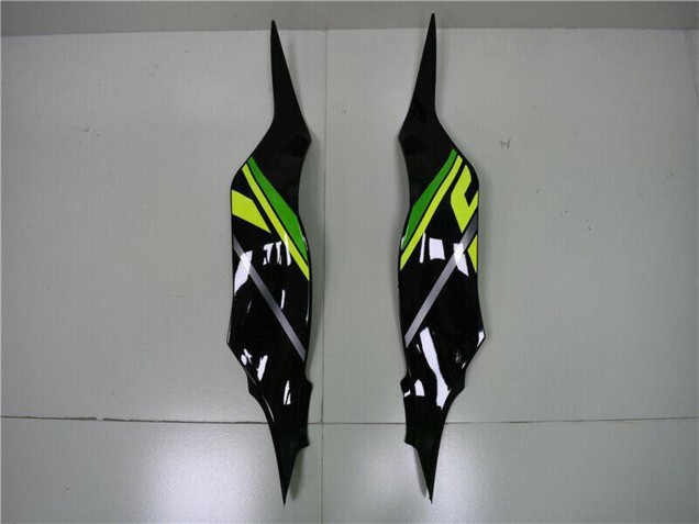 2013-2018 Kawasaki ZX6R Motorcycle Fairings - Green Yellow Glossy Black Matte Black Canada Websites