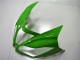 2013-2018 Kawasaki ZX6R Motorcycle Fairings - Green White Glossy Black Canada Websites