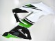 2013-2018 Kawasaki ZX6R Motorcycle Fairings - Green White Glossy Black Canada Websites