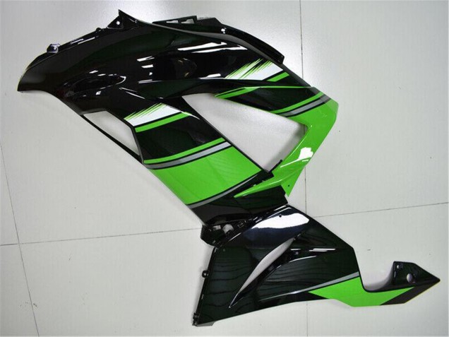 2013-2018 Kawasaki ZX6R Bike Fairings - Green Glossy Black Canada Websites