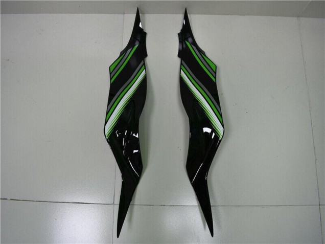 2013-2018 Kawasaki ZX6R Bike Fairings - Green Glossy Black Canada Websites
