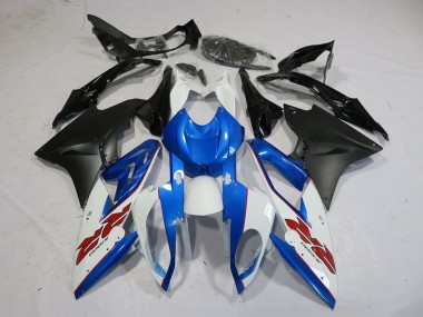 2015-2016 BMW S1000RR Motorcycle Fairing - White Blue Matte Black Canada Websites