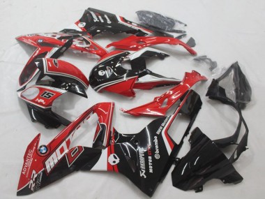2015-2016 BMW S1000RR Motorcycle Fairing - White Red Glossy Black Canada Websites