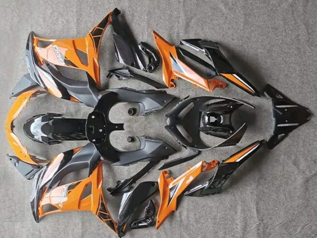 2017-2019 Kawasaki EX650 Motorcycle Fairings - Orange Black Canada Websites