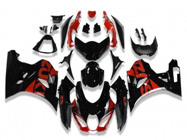 2017-2024 Suzuki GSXR 1000 Motorcycle Fairings - Glossy Black Red Canada Websites