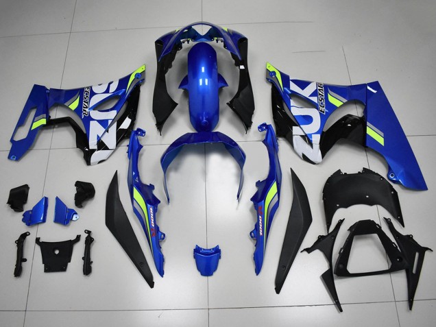 2017-2024 Suzuki GSXR 1000 Motorcycle Fairings - Blue White Green Canada Websites