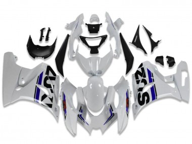 2017-2024 Suzuki GSXR 1000 Motorcycle Fairings - White Blue Black Canada Websites