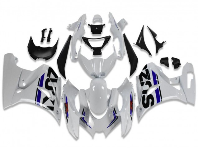 2017-2024 Suzuki GSXR 1000 Motorcycle Fairings - White Blue Black Canada Websites