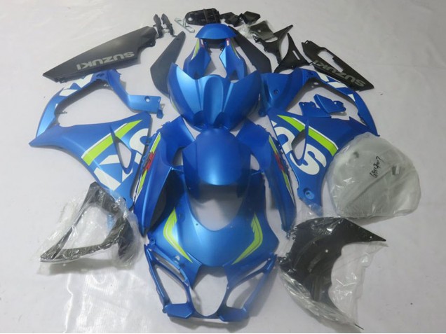 2017-2024 Suzuki GSXR 1000 Motorcycle Fairings - Blue Lime Green White Canada Websites