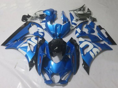 2017-2024 Suzuki GSXR 1000 Motorcycle Fairings - Blue White Black Canada Websites