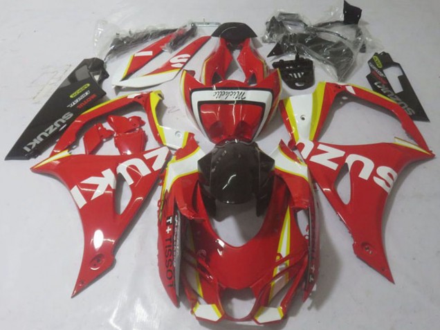 2017-2024 Suzuki GSXR 1000 Motorcycle Fairings - Red Yellow White Canada Websites