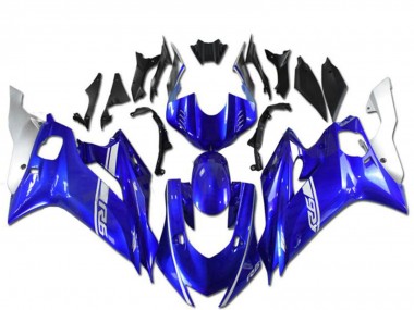 2017-2023 Yamaha YZF R6 Motorcycle Fairings - Blue Silver Canada Websites