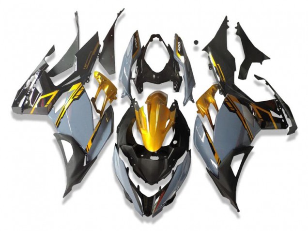 2018-2024 Kawasaki EX400 Motorcycle Fairings - Gold Nardo Grey Black Canada Websites