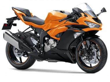 2019-2022 Kawasaki ZX6R Motorcycle Fairings - Orange Black Canada Websites