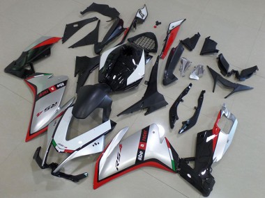 2012-2018 Aprilia RS4 50 125 Motorcycle Fairing - Silver Red Glossy Black Canada Websites