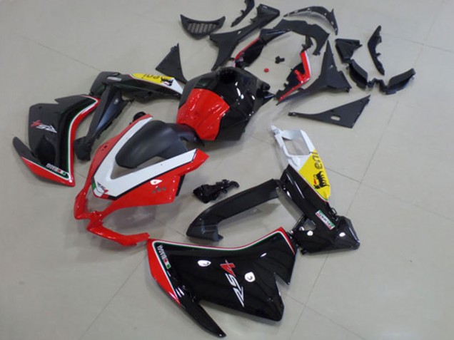 2012-2018 Aprilia RS4 50 125 Motorcycle Fairing - White Red Yellow Glossy Black Canada Websites
