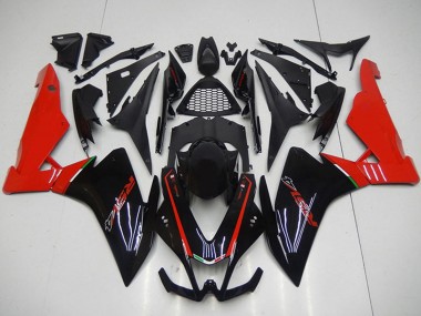 2009-2015 Aprilia RSV4 1000 Motorcycle Fairings - Black Red Canada Websites