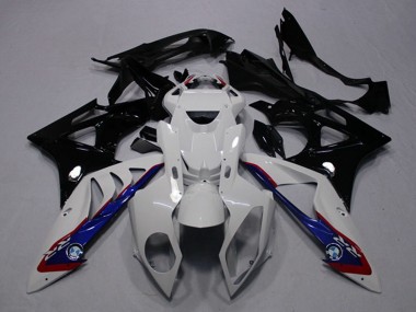 2009-2014 BMW S1000RR Motorcycle Fairings - White Blue Glossy Black Canada Websites
