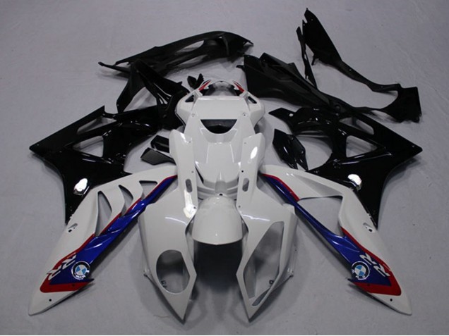 2009-2014 BMW S1000RR Motorcycle Fairings - White Blue Glossy Black Canada Websites