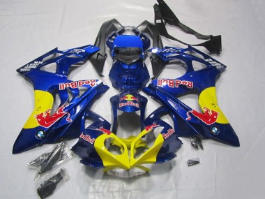 2009-2014 BMW S1000RR Motorcycle Fairings - Blue Yellow Red Bull Canada Websites