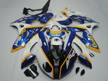 2009-2014 BMW S1000RR Motorcycle Fairings - White Yellow Blue Matte Black GoldBet Canada Websites