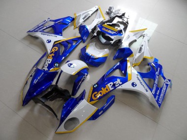 2009-2014 BMW S1000RR Motorcycle Fairings - White Yellow Blue GoldBet Canada Websites