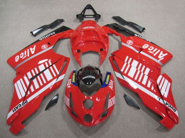 2005-2006 Ducati 749 999 Motorcycle Fairings - Red White Glossy Black Alice Sandisk Canada Websites
