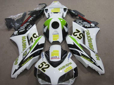 2004-2005 Honda CBR1000RR Motorcycle Fairings - White Yellow Green Black Hannspree 52 Canada Websites