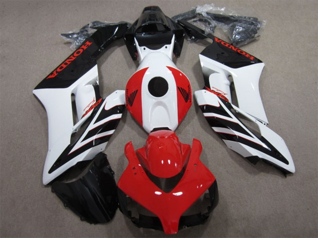 2004-2005 Honda CBR1000RR Motorcycle Fairing - White Red Glossy Black Canada Websites