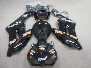 2004-2005 Honda CBR1000RR Motorcycle Fairings - Glossy Black Orange Repsol Canada Websites