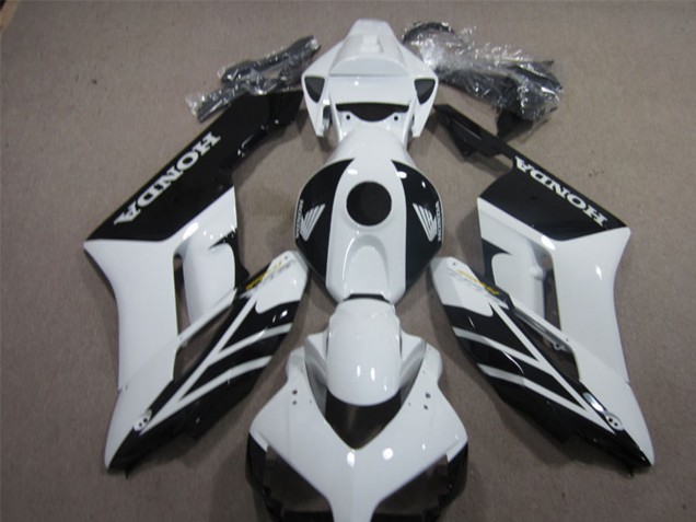 2004-2005 Honda CBR1000RR Motorcycle Fairings - White Glossy Black Stripe Canada Websites