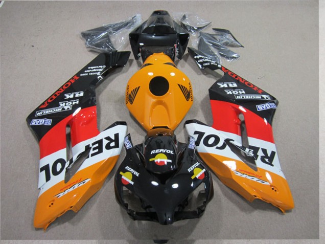 2004-2005 Honda CBR1000RR Motorcycle Fairings Kits - Orange White Red Glossy Black Repsol Canada Websites