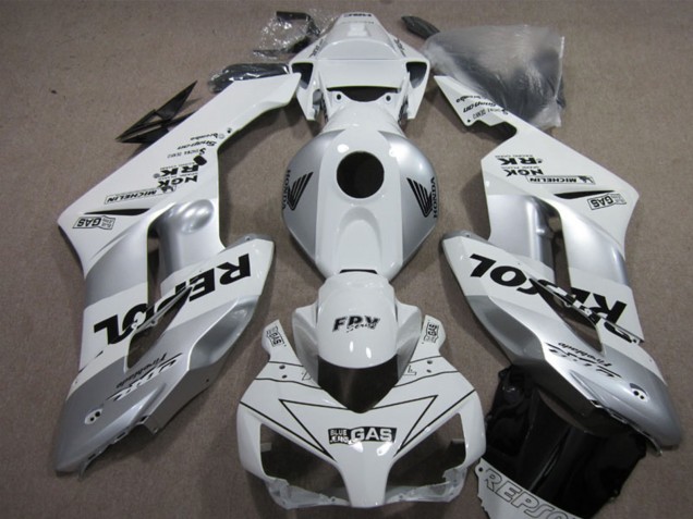 2004-2005 Honda CBR1000RR Motorcycle Fairing Kits - White Silver Black Repsol Canada Websites
