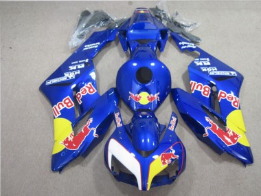 2004-2005 Honda CBR1000RR Motorcycle Fairings - Blue Yellow White Red Bull Canada Websites