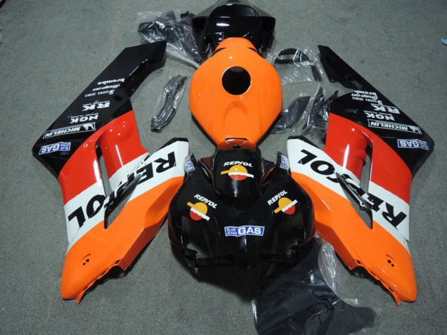 2004-2005 Honda CBR1000RR Abs Fairing Kits - Orange White Red Glossy Black Repsol Canada Websites