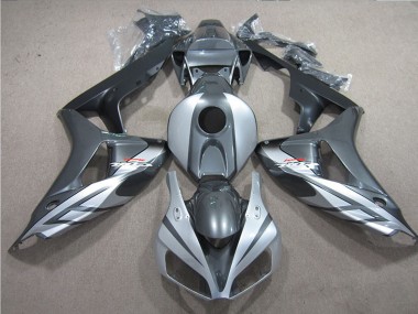 2006-2007 Honda CBR1000RR Motorcycle Fairings - Silver Grey Matte Black Fireblade Canada Websites