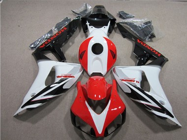 2006-2007 Honda CBR1000RR Motorcycle Fairings - White Red Glossy Black Fireblade Canada Websites