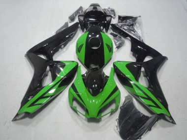 2006-2007 Honda CBR1000RR Motorcycle Fairing - Green Glossy Black Canada Websites