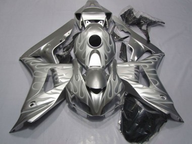 2006-2007 Honda CBR1000RR Motorcycle Fairings - Silver White Flame Canada Websites