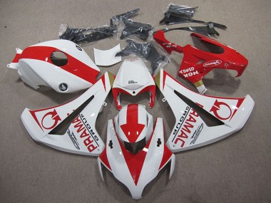 2008-2011 Honda CBR1000RR Motorcycle Fairings - White Red Pramac Canada Websites