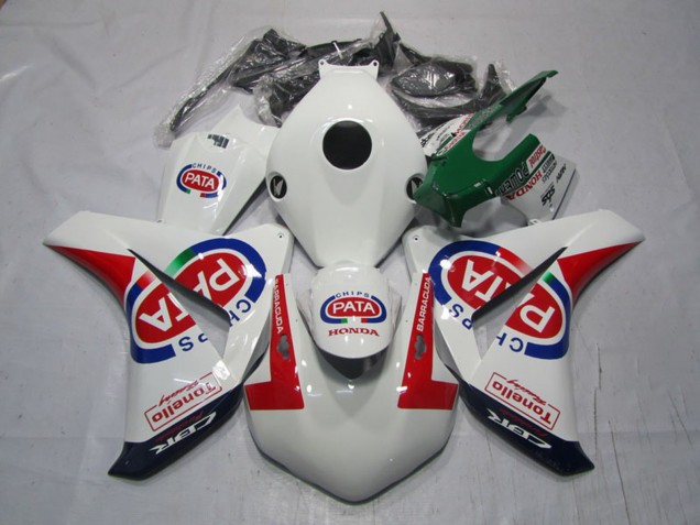 2008-2011 Honda CBR1000RR Motorcycle Fairings - White Red Blue Pata Canada Websites
