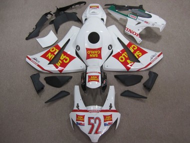 2008-2011 Honda CBR1000RR Motorcycle Fairings - White Red Yellow San Carlo 52 Canada Websites
