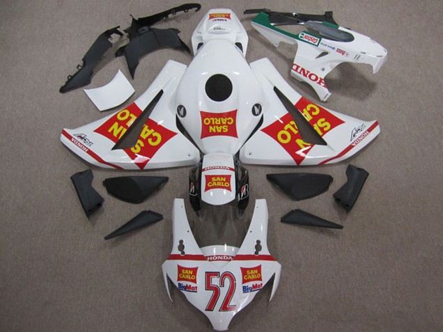 2008-2011 Honda CBR1000RR Motorcycle Fairings - White Red Yellow San Carlo 52 Canada Websites