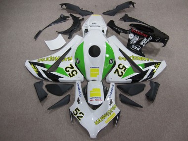2008-2011 Honda CBR1000RR Motorcycle Fairings - White Green Yellow Glossy Black Hannspree 52 Canada Websites