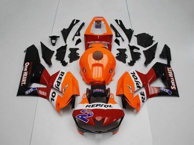 2012-2016 Honda CBR1000RR Motorcycle Fairings - Orange White Red Glossy Black Repsol 2 Canada Websites