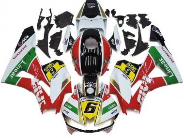 2012-2016 Honda CBR1000RR Motorcycle Fairings - White Red Yellow Green Linear Viar 6 Canada Websites