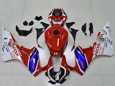 2017-2023 Honda CBR1000RR Motorcycle Fairing - White Red Blue Black HRC Canada Websites